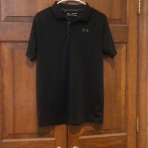 Black Youth XL Under Armour polo